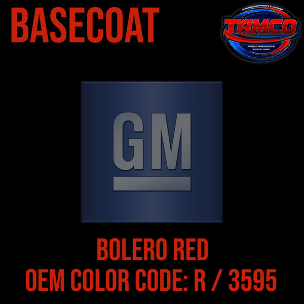 GM Bolero Red | R / 3595 | 1967 | OEM Basecoat