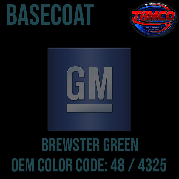 GM Brewster Green | 48 / 4325 | 1973 | OEM Basecoat