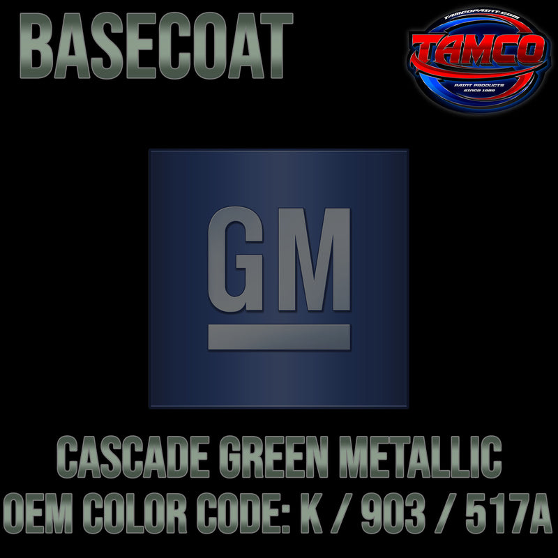 GM Cascade Green Metallic | K / 903 / 517A | 1960 | OEM Basecoat