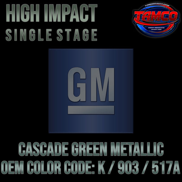 GM Cascade Green Metallic | K / 903 / 517A | 1960 | OEM High Impact Single Stage