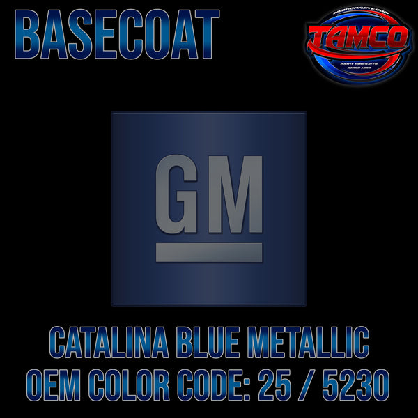 GM Catalina Blue Metallic | 25 / 5230 | 1974-1976 | OEM Basecoat