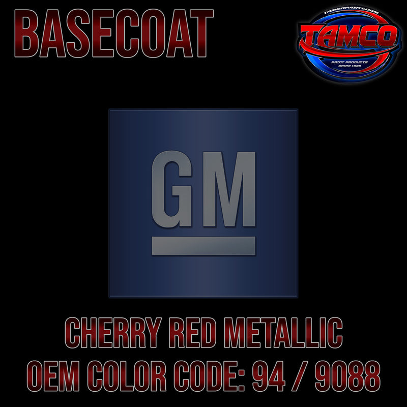 GM Cherry Red Metallic | 94 / 9088 | 1990-2006 | OEM Basecoat