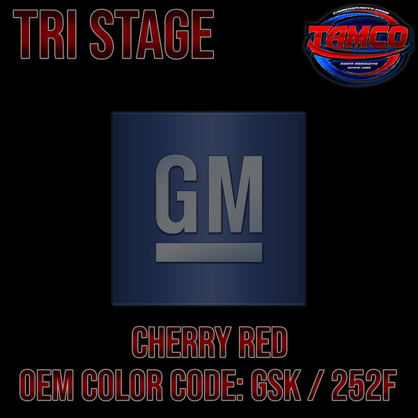 GM Cherry Red | GSK / 252F | 2021-2022 | OEM Tri-Stage Basecoat