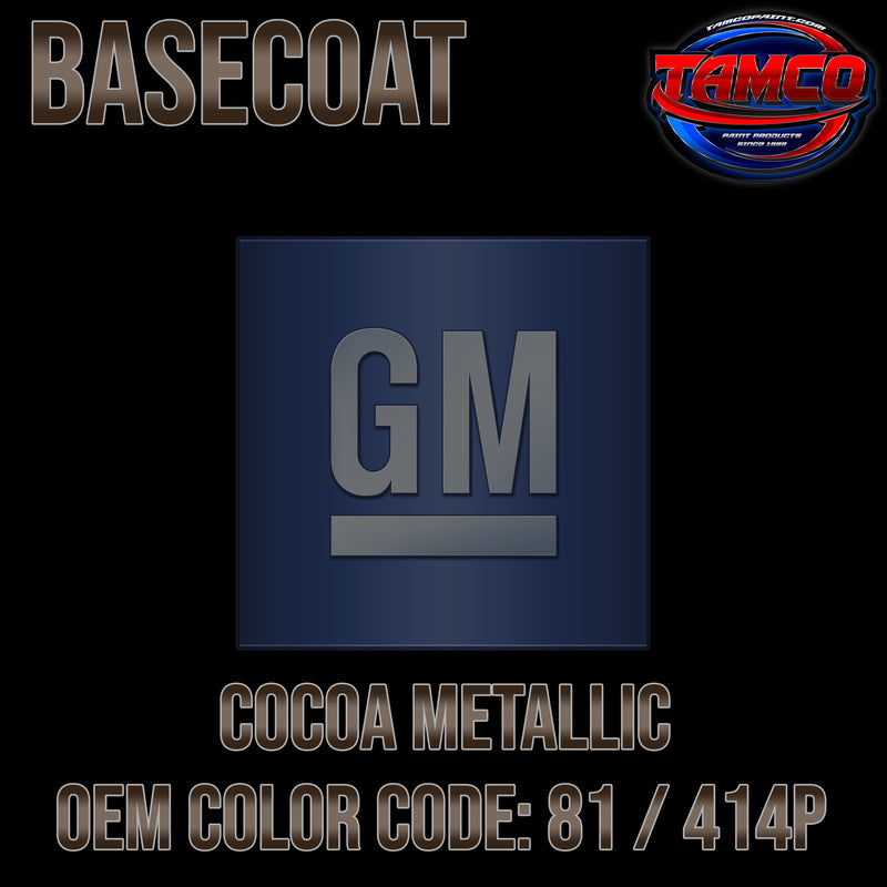 GM Cocoa Metallic | 81 / 414P | 2007-2012 | OEM Basecoat