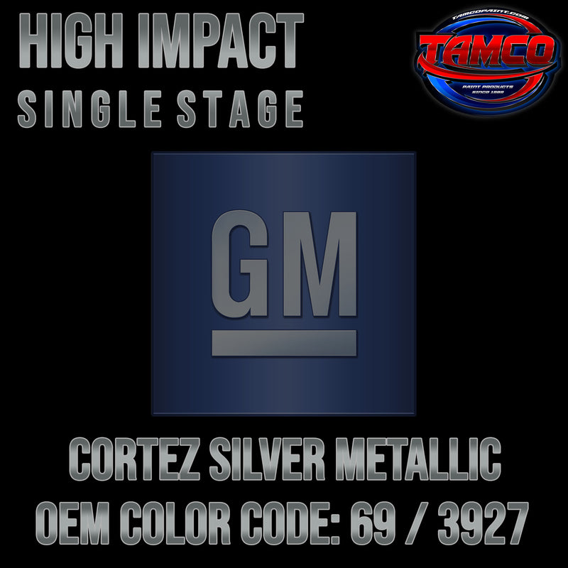GM Cortez Silver Metallic | 69 / 3927 | 1969-1970 | OEM High Impact Single Stage