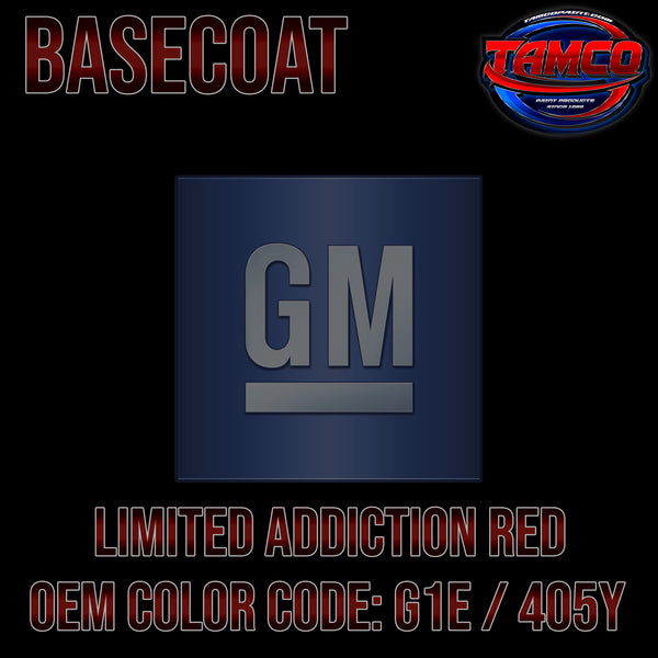 GM Limited Addiction Red | G1E / 405Y | 2015-2020 | OEM Tri-Stage Basecoat