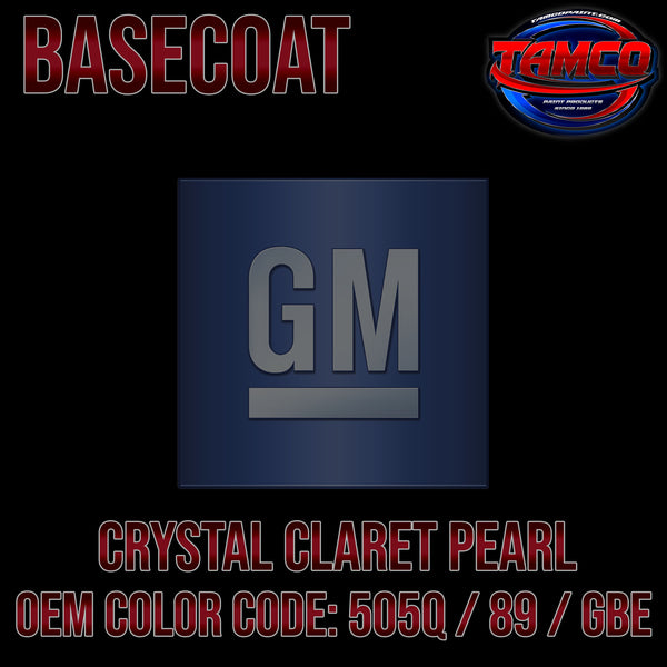 GM Crystal Claret Pearl | 505Q / 89 / GBE | 2008-2017 | OEM Tri-Stage Basecoat
