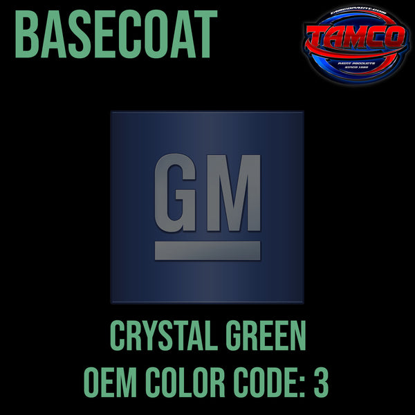 GM Crystal Green | 3 | 1960-1963 | OEM Basecoat
