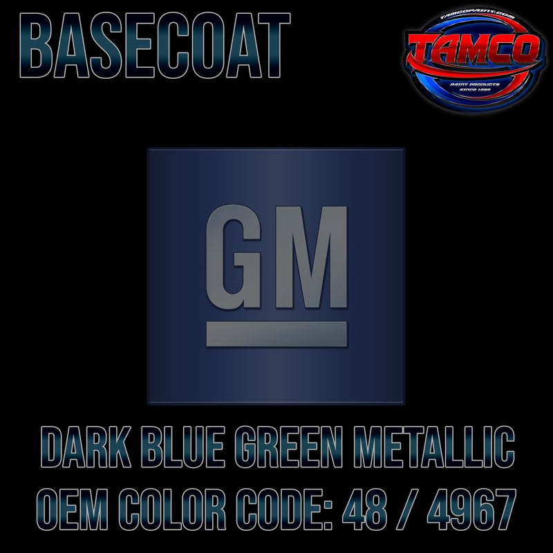 GM Dark Blue Green | 48 / 4967 | 1977-1978 | OEM Basecoat