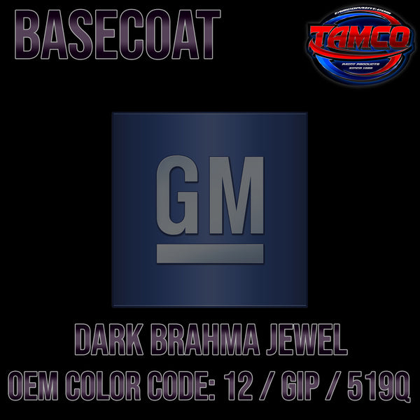 GM Dark Brahma Jewel | 12 / GIP / 519Q | 2008-2010 | OEM Basecoat