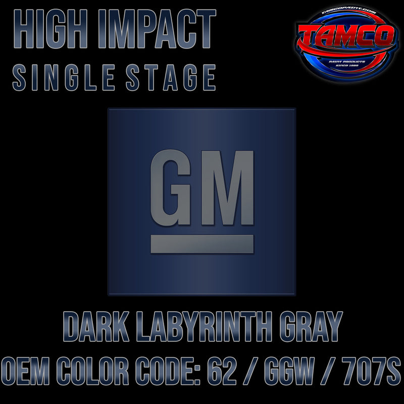GM Dark Labyrinth Gray | 62 / GGW / 707S | 2010-2013 | OEM High Impact Single Stage