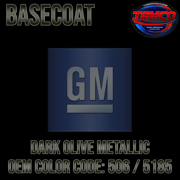 GM Dark Olive Metallic | 506 / 5185 | 1970-1972 | OEM Basecoat