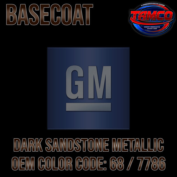 GM Dark Sandstone Metallic | 68 / 7786 | 1967 | OEM Basecoat