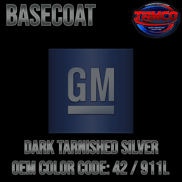 GM Dark Tarnished Silver Metallic | 42 / 911L | 2004-2013 | OEM Basecoat