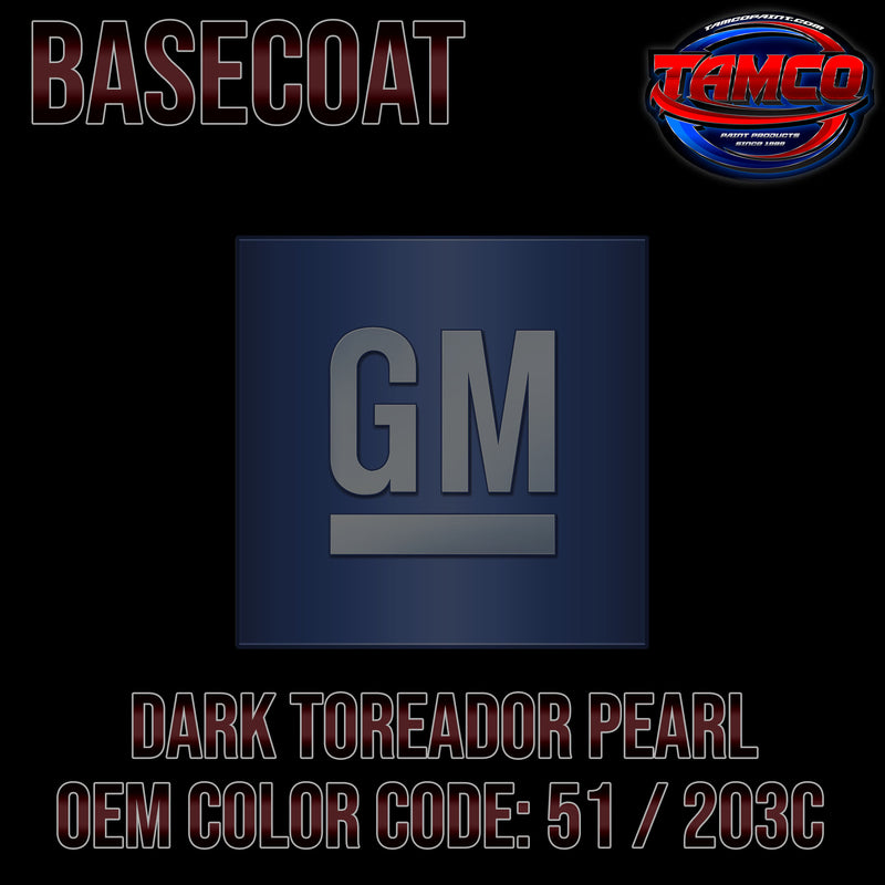 GM Dark Toreador Pearl | 51 / 203C | 1996-2002 | OEM Basecoat