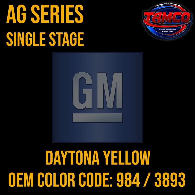 GM Daytona Yellow | 984 / 3893 | 1969-1977 | OEM AG Series Single Stage