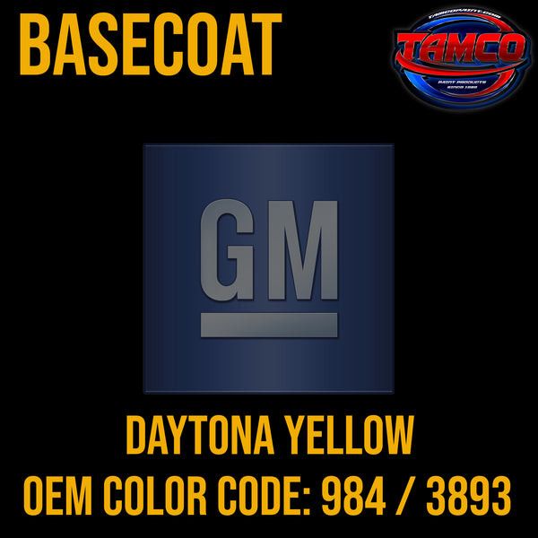 GM Daytona Yellow | 984 / 3893 | 1969-1977 | OEM Basecoat