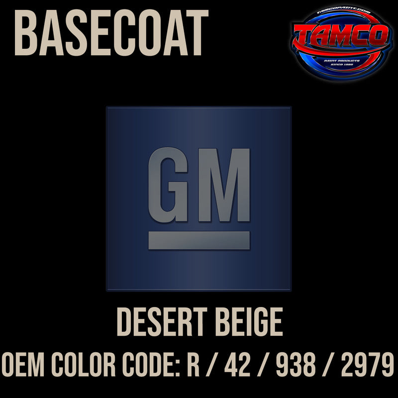 GM Desert Beige | R / 42 / 938 / 2979 | 1962-1968 | OEM Basecoat