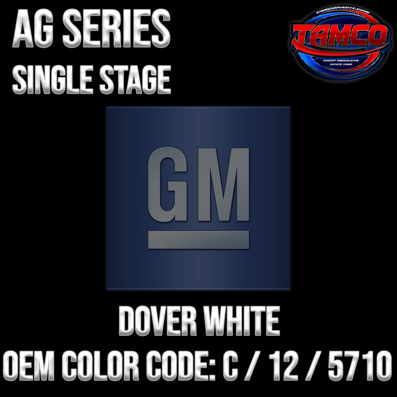 GM Dover White | C / 12 / 5710 | 1955-1959 | OEM AG Series Single Stage