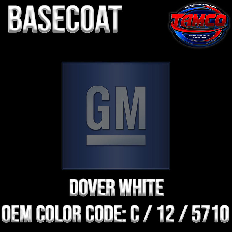 GM Dover White | C / 12 / 5710 | 1955-1959 | OEM Basecoat