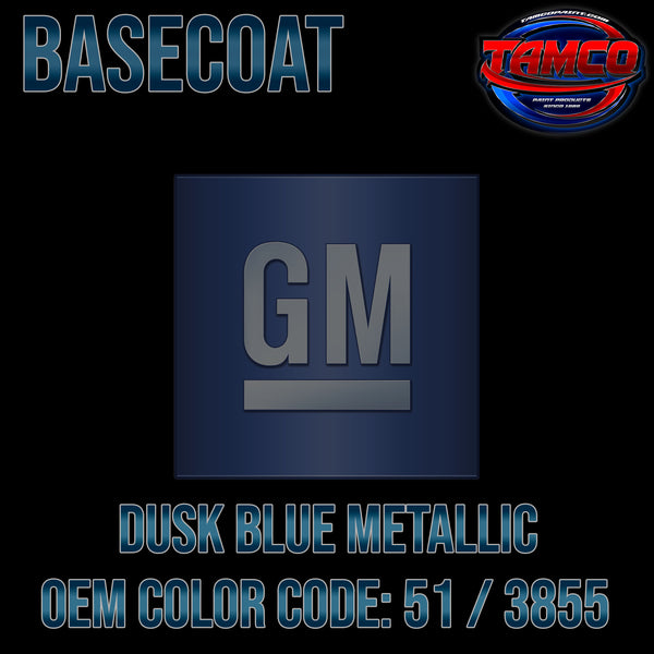 GM Dusk Blue Metallic | 51 / 3855 | 1969 | OEM Basecoat