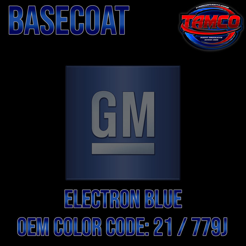 GM Electron Blue | 21 / 779J | 2002-2003 | OEM Basecoat