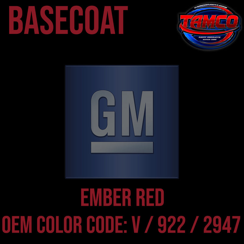 GM Ember Red | V / 922 / 2947 | 1963-1964 | OEM Basecoat