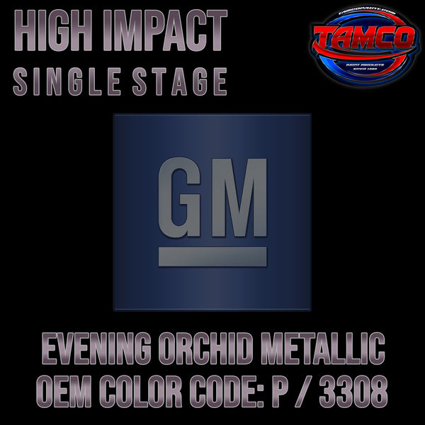 GM Evening Orchid Metallic | P / 3308 | 1965 | OEM High Impact Single Stage
