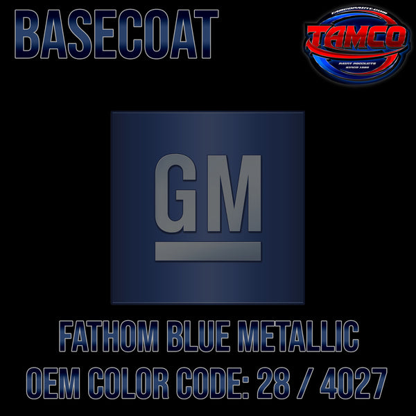 GM Fathom Blue Metallic | 28 / 4027 | 1970-1972 | OEM Basecoat