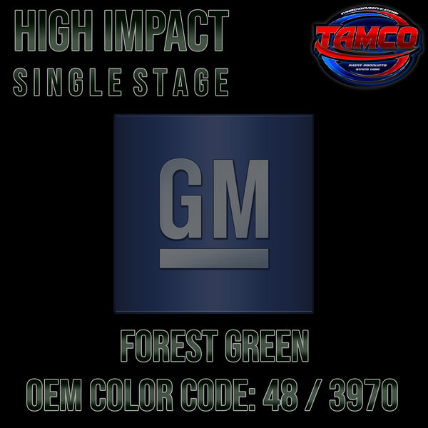 GM Forest Green | 48 / 3970 | 1970 | OEM High Impact Single Stage
