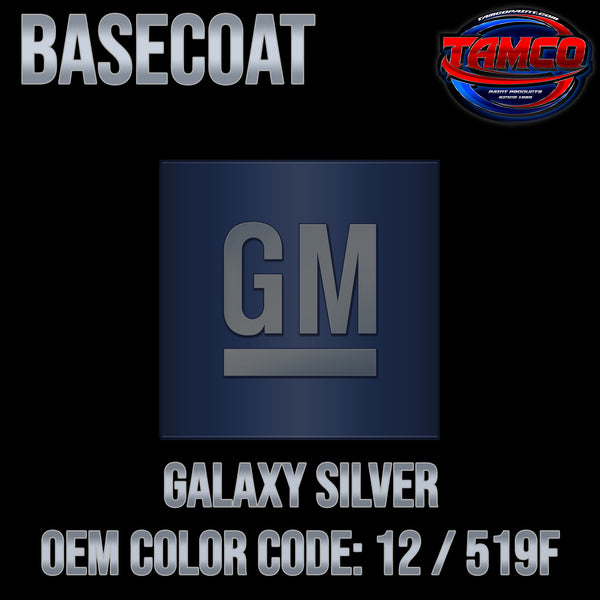 GM Galaxy Silver | 12 / 519F | 1999-2019 | OEM Basecoat