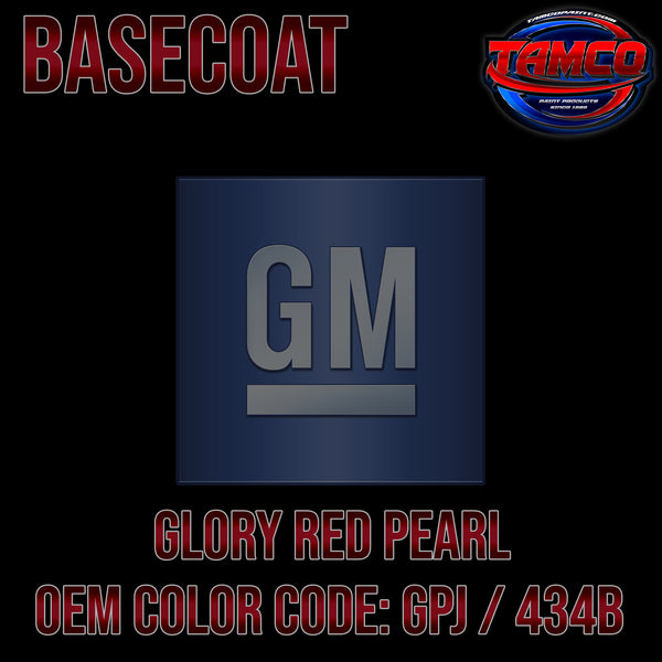 GM Glory Red Pearl | GPJ / 434B | 2017-2021 | OEM Tri-Stage Basecoat