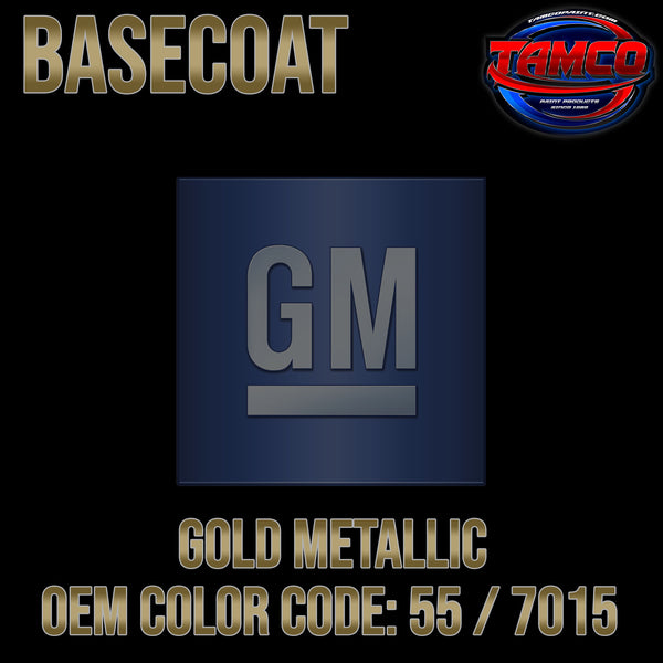 GM Gold Metallic | 55 / 7015 | 1977-1978 | OEM Basecoat