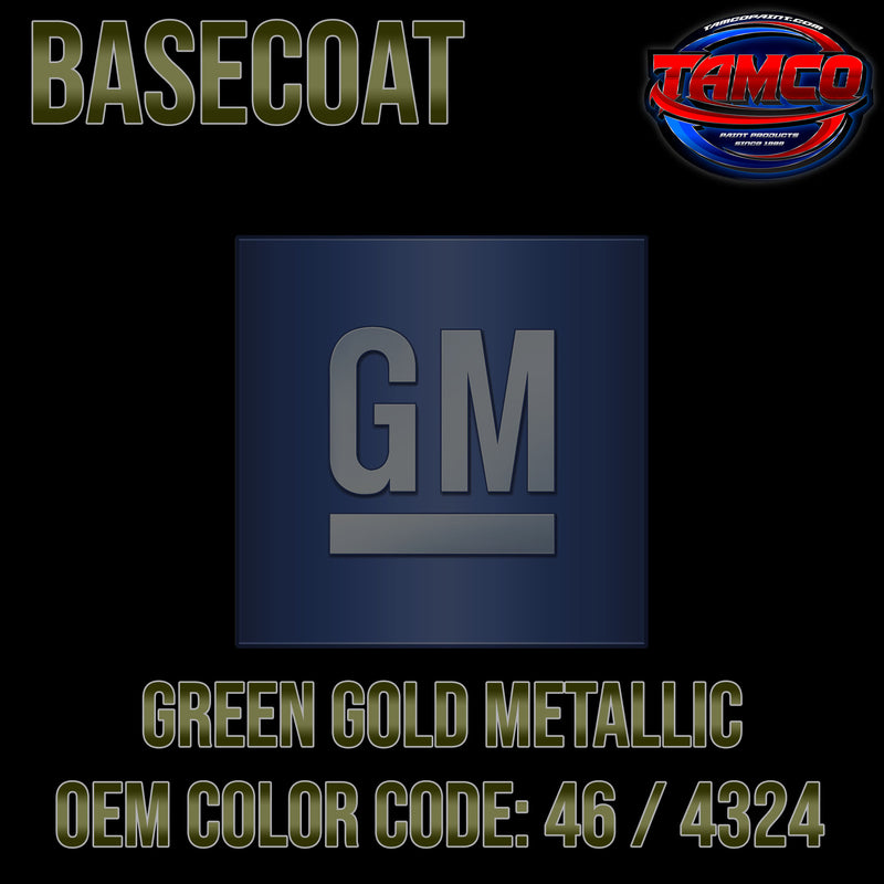GM Green Gold Metallic | 46 / 4324 | 1973 | OEM Basecoat