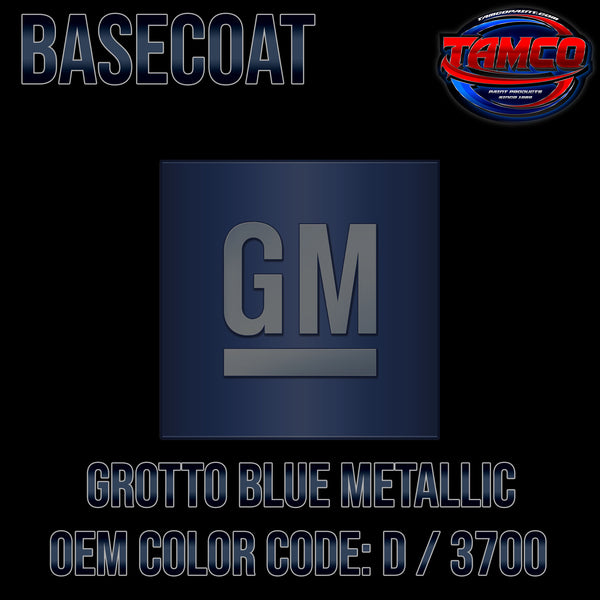 GM Grotto Blue Metallic | D / 3700 | 1968 | OEM Basecoat