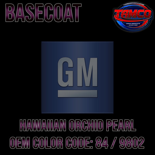 GM Hawaiian Orchid Pearl | 84 / 9802 | 1992-1996 | OEM Basecoat