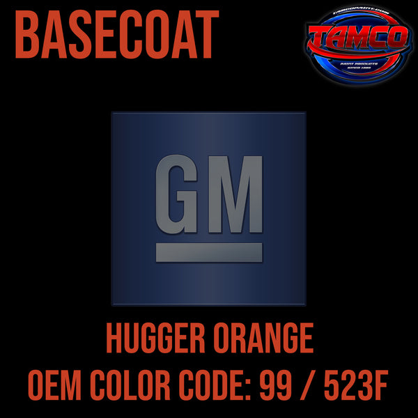 GM Hugger Orange| 99 / 523F | 1999-2000 | OEM Basecoat