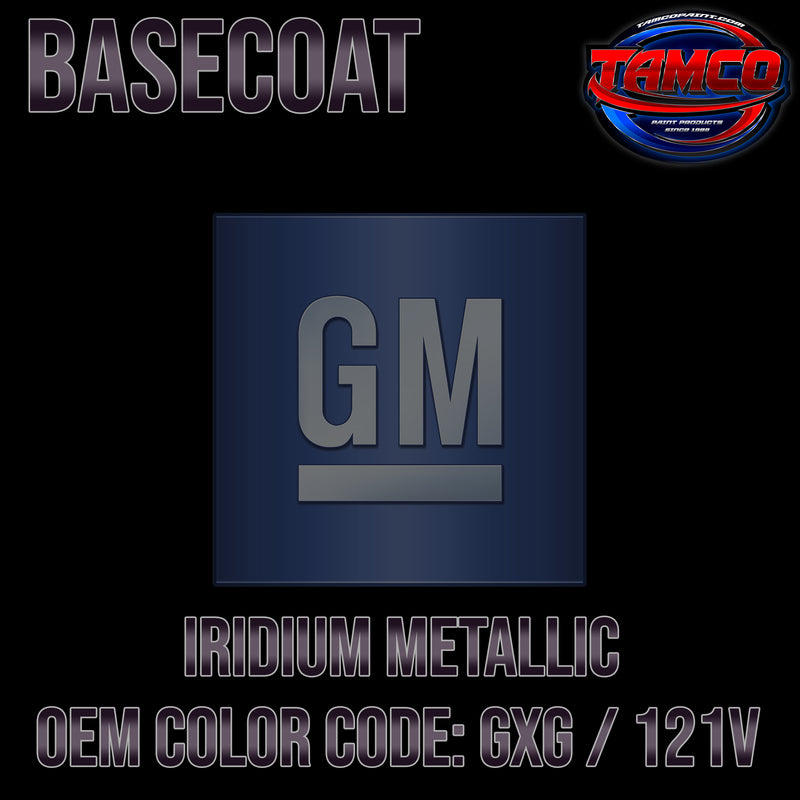 GM Iridium Metallic | GXG / 121V | 2013-2017 | OEM Basecoat