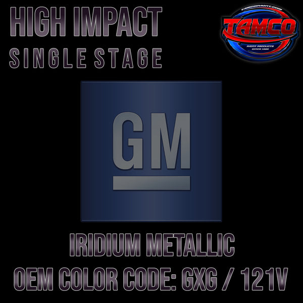 GM Iridium Metallic | GXG / 121V | 2013-2017 | OEM High Impact Single Stage