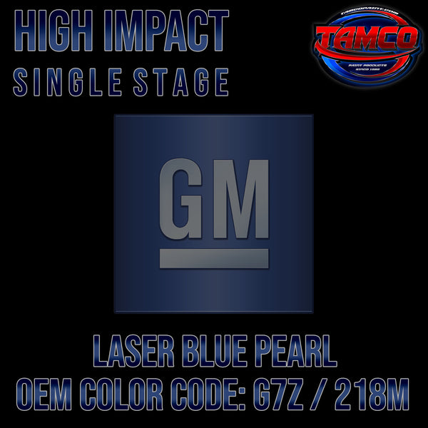 GM Laser Blue Pearl | G7Z / 218M | 2004-2021 | OEM High Impact Single Stage