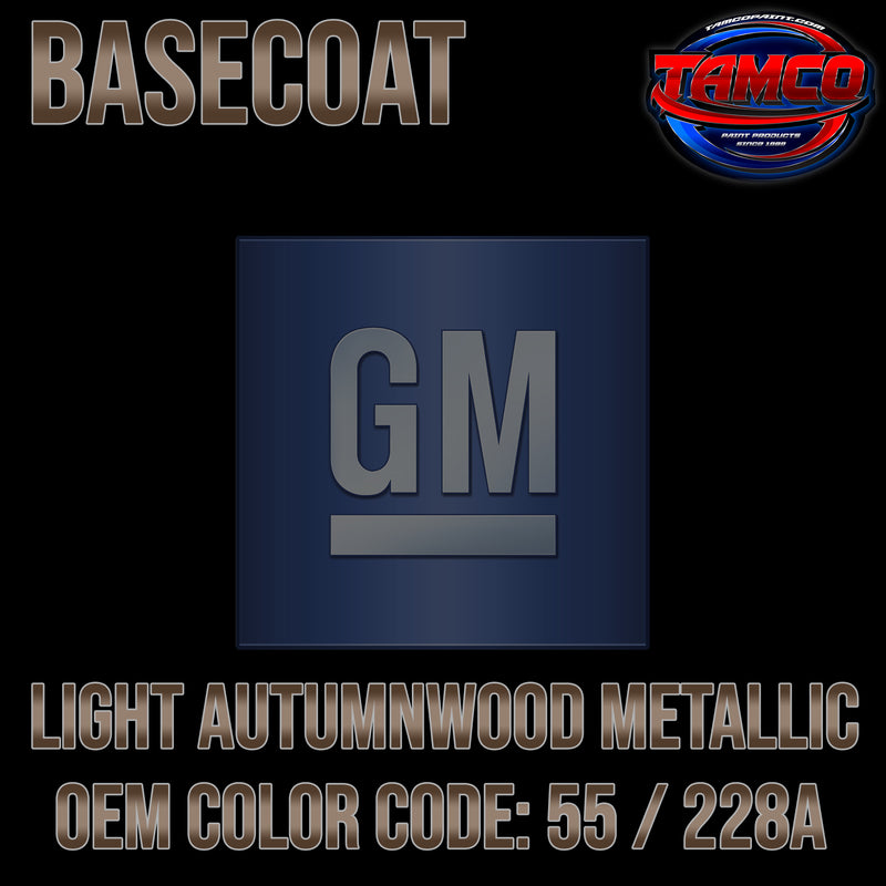 GM Light Autumnwood Metallic | 55 / 228A | 1994-2023 | OEM Basecoat