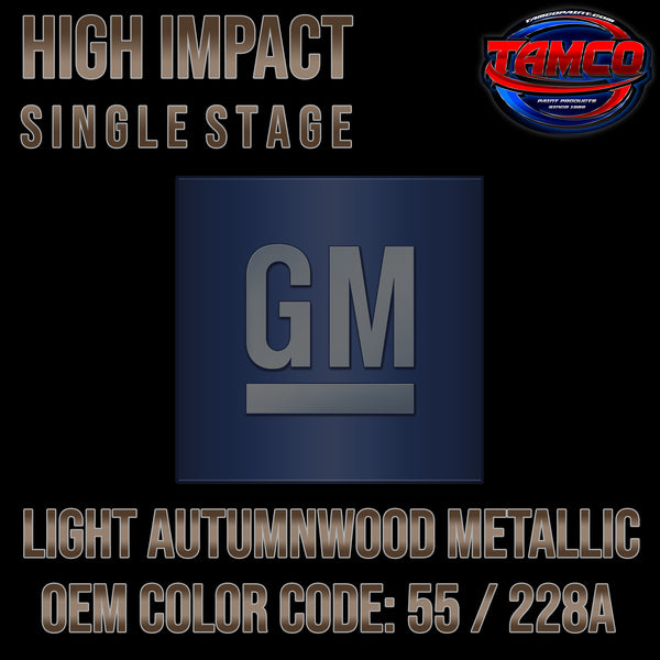 GM Light Autumnwood Metallic | 55 / 228A | 1994-2023 | OEM High Impact Single Stage