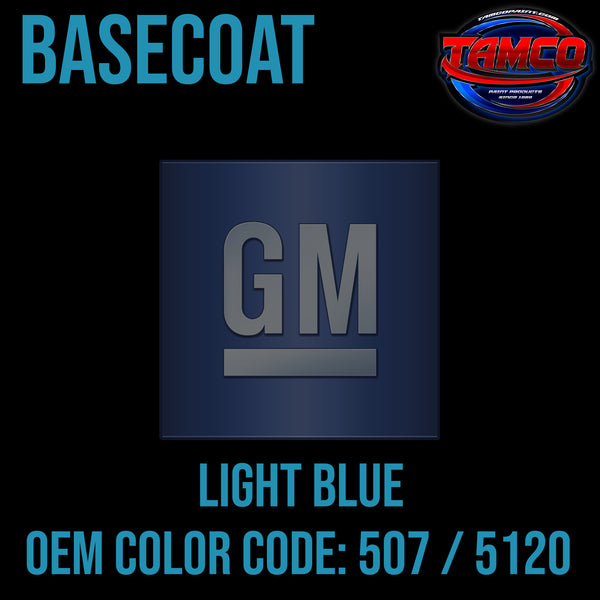 GM Light Blue | 507 / 5120 | 1964-1969 | OEM Basecoat