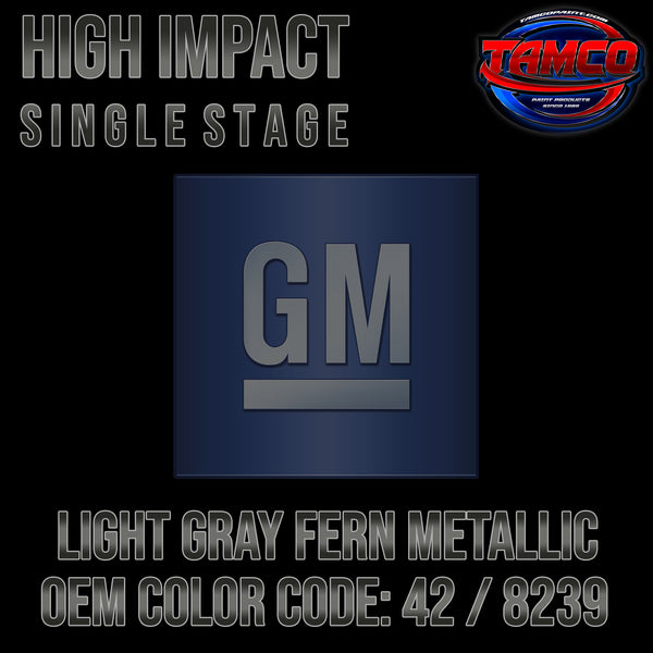 GM Light Gray Fern Metallic | 42 / 8239 | 1983-1984 | OEM High Impact Single Stage