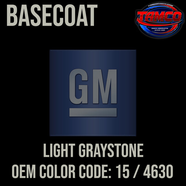 GM Light Graystone | 15 / 4630 | 1975 | OEM Basecoat