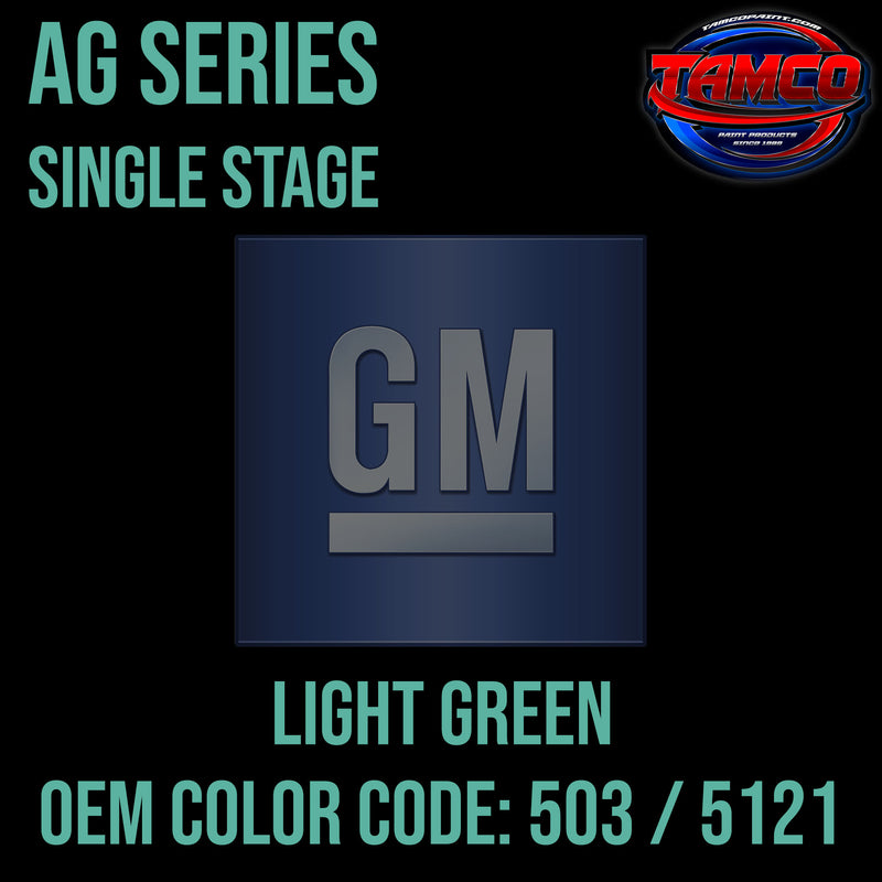 GM Light Green | 503 / 5121 | 1964-1967 | OEM AG Series Single Stage