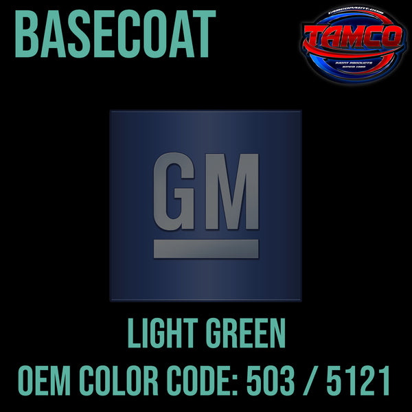 GM Light Green | 503 / 5121 | 1964-1967 | OEM Basecoat