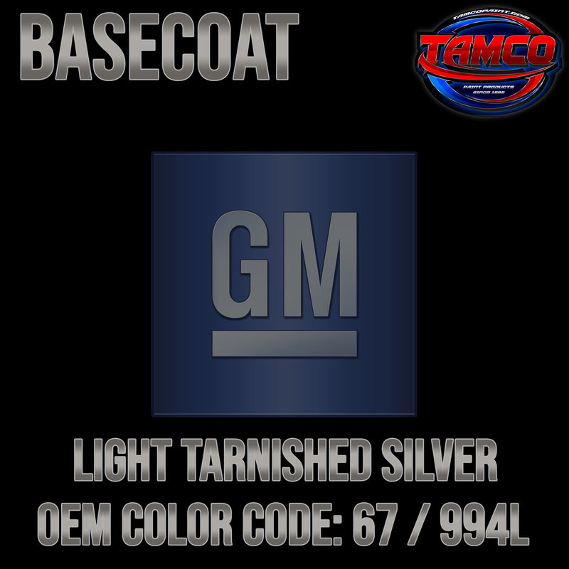 GM Light Tarnished Silver | 67 / 994L | 2004-2010 | OEM Basecoat
