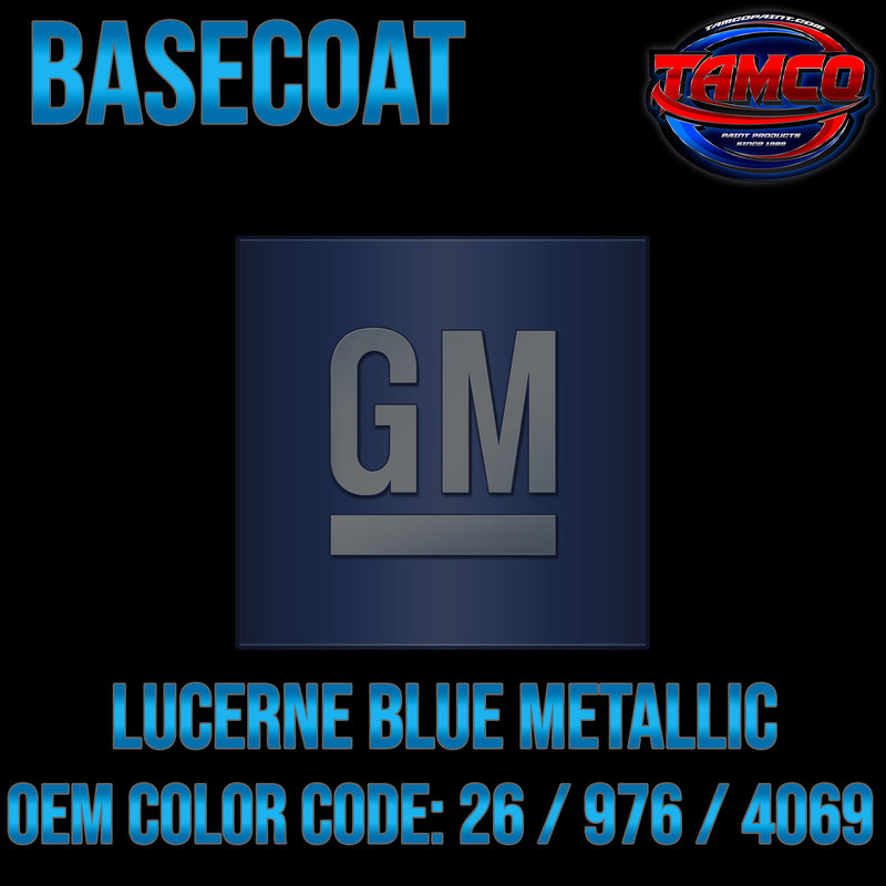 GM Lucerne Blue Metallic | 26 / 976 / 4069 | 1970-1973 | OEM Basecoat