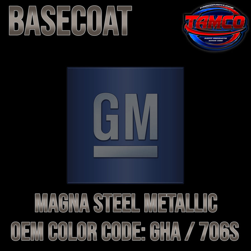 GM Magna Steel Metallic | GHA / 706S | 2010-2014 | OEM Basecoat